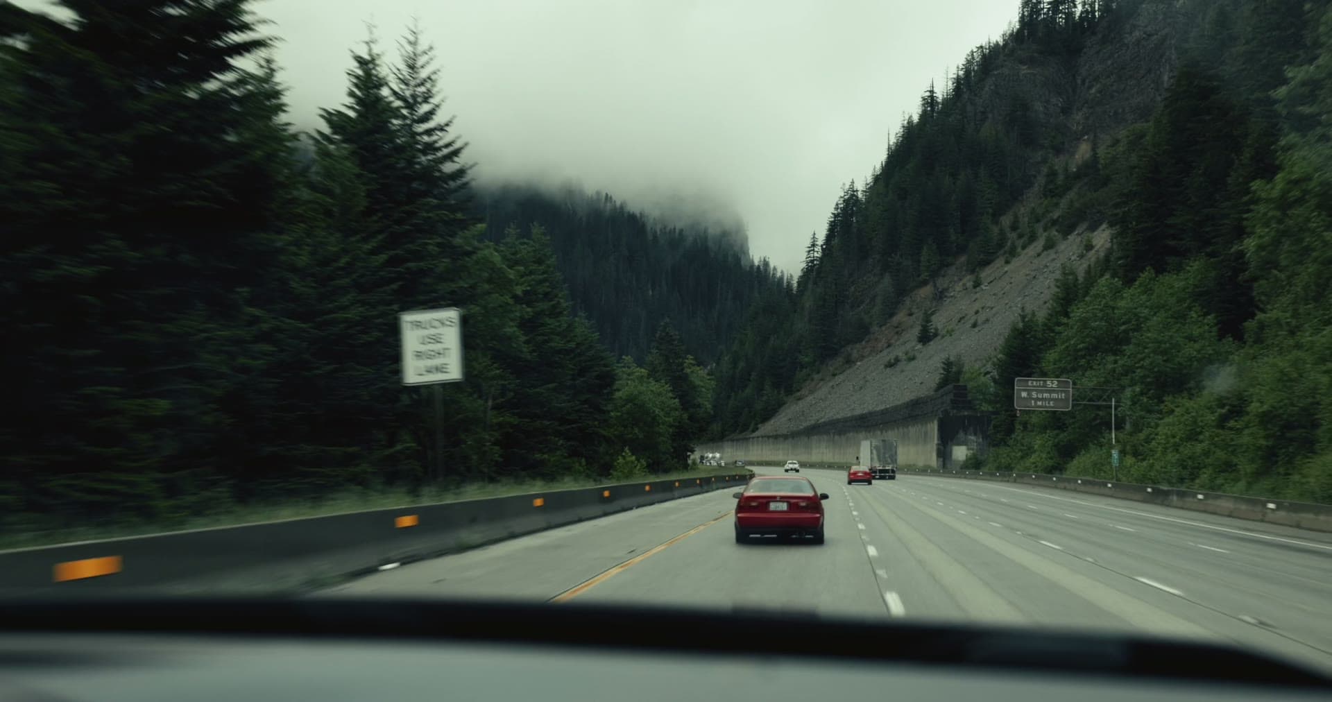 The Mountain Loop Highway corridor through the Cascade foothills near Granite Falls